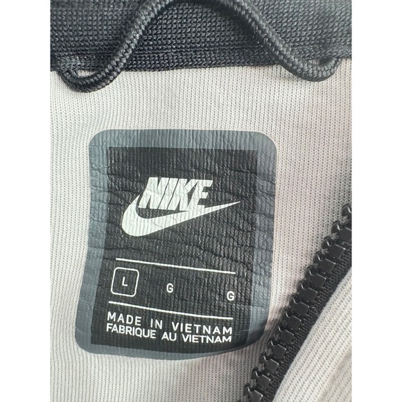 Nike Tech Fleece Colorblock Full Zip Hoodie Jacket Teal Gray Orange Logo L - Picture 7 of 8